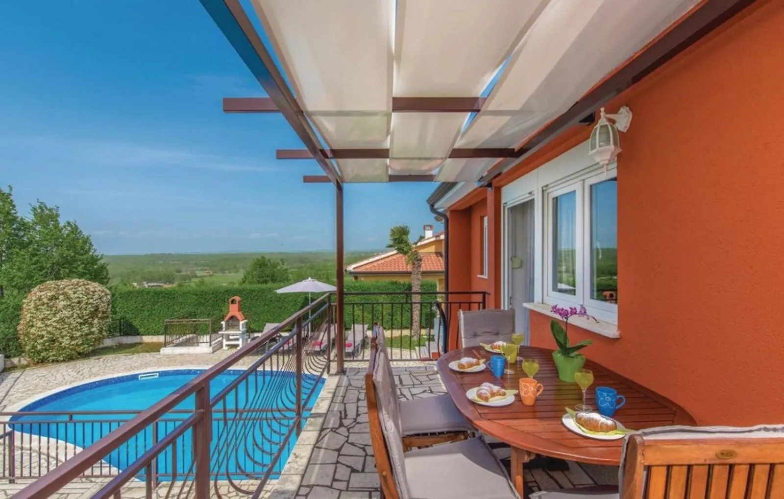 Villa Belvedere For 6 People Near Porec With Sea View And Pet Friendly Montižana